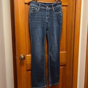 Apt. 9 Indigo Highly Embelished Stretch Denim Jeans